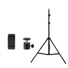 Mini Ball Head Phone Clip Canon Tripod 200cm Selfie Photo Camera Stand